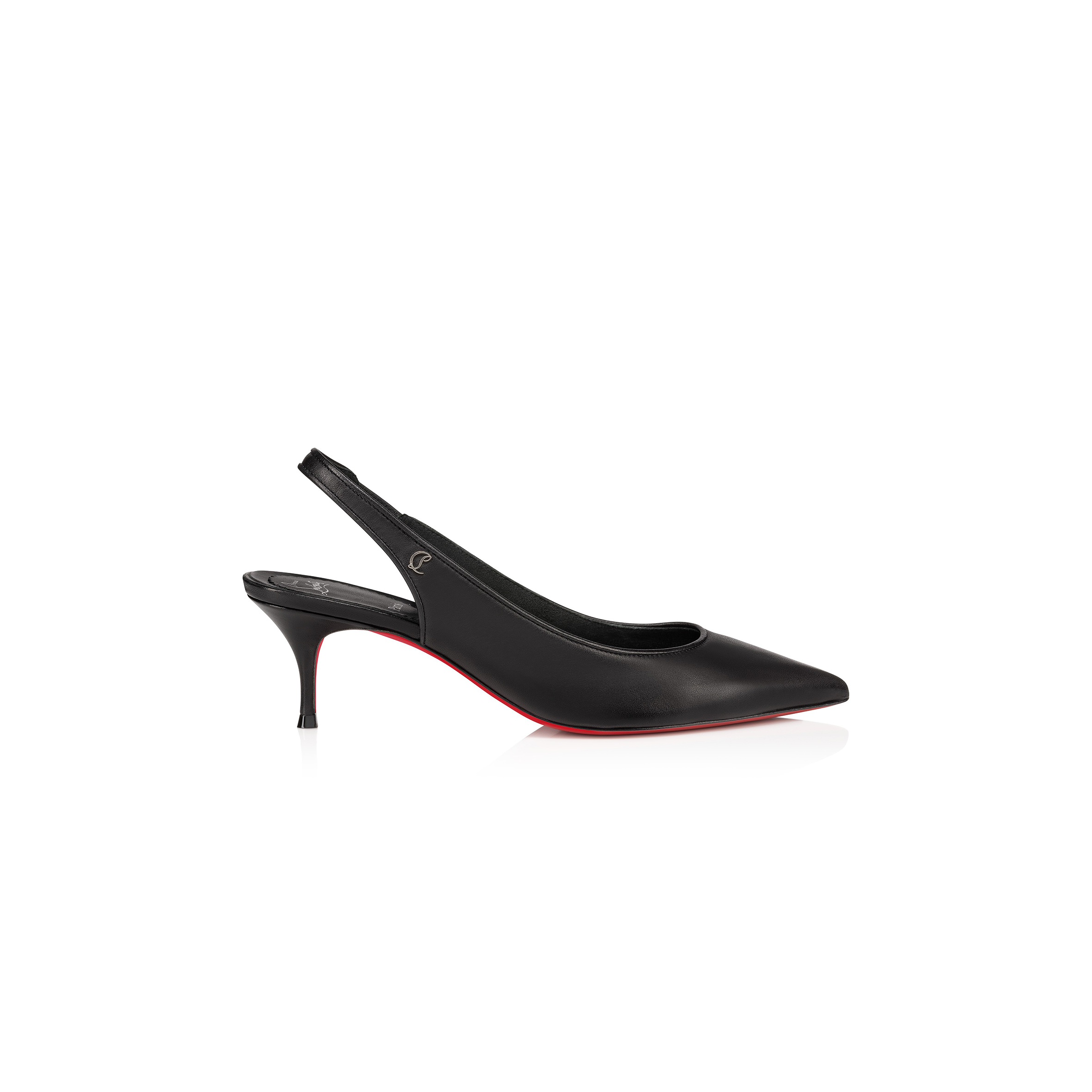 CHRISTIAN LOUBOUTIN SPORTY KATE SLING55 MM SLINGBACK PUMPS-NAPPA LEATHER-BLACK-WOMEN 3240004B439